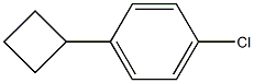 1-(4-Chlorophenyl)cyclobutane Struktur