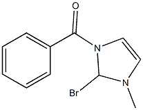 1-Methyl-3-benzoylimidazole bromide Struktur