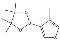 4-Methyl-3-(4,4,5,5-tetramethyl-1,3,2-dioxaborolan-2-yl)thiophene Struktur