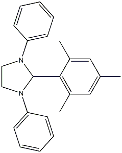 2-mesityl-1,3-diphenylimidazolidine Struktur