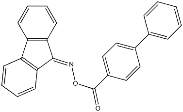 N-[([1,1'-biphenyl]-4-ylcarbonyl)oxy]-N-(9H-fluoren-9-ylidene)amine Struktur