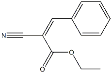 ethyl (Z)-2-cyano-3-phenyl-2-propenoate Struktur