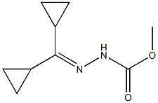 methyl 2-(dicyclopropylmethylene)-1-hydrazinecarboxylate Struktur