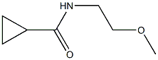 N-(2-methoxyethyl)cyclopropanecarboxamide Struktur