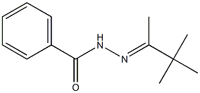 N'-[(E)-1,2,2-trimethylpropylidene]benzohydrazide Struktur