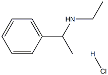 N-ethyl-1-phenyl-1-ethanamine hydrochloride Struktur