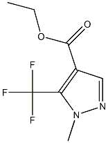 Ethyl 2-methyl-3-(trifluoromethyl)pyrazole-4-carboxylate ,97% Struktur