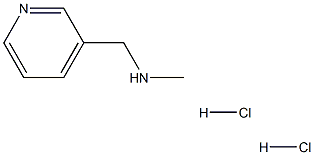 N-甲基-N-(3-甲基吡啶)胺二鹽酸鹽, , 結(jié)構(gòu)式