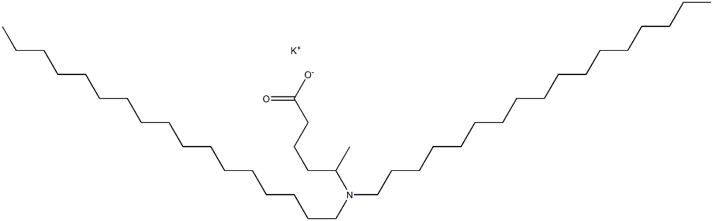 5-(Diheptadecylamino)hexanoic acid potassium salt Struktur