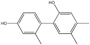 2',4,5-Trimethyl-1,1'-biphenyl-2,4'-diol Struktur