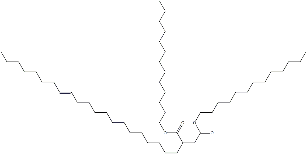 2-(13-Henicosenyl)succinic acid ditridecyl ester Struktur