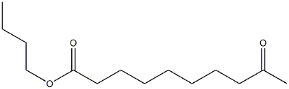 9-Ketocapric acid butyl ester Struktur