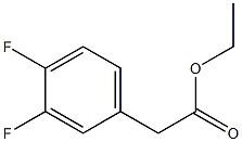 3,4-Difluorophenylacetic acid ethyl ester Struktur