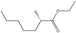 [S,(+)]-2-Methylheptanoic acid ethyl ester Struktur