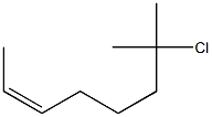 (Z)-2-Chloro-2-methyl-6-octene Struktur