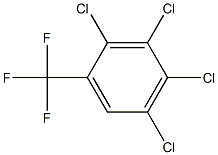 2,3,4,5-Tetrachloro-1-(trifluoromethyl)benzene Struktur