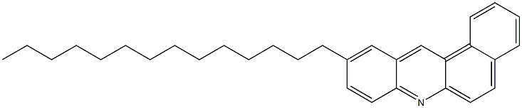 10-Tetradecylbenz[a]acridine Struktur