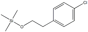 1-[2-(Trimethylsilyloxy)ethyl]-4-chlorobenzene Struktur