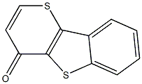 4H-Thiopyrano[3,2-b][1]benzothiophen-4-one Struktur