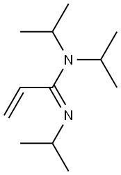 N1,N1,N2-Tris(1-methylethyl)-2-propenimidamide Struktur