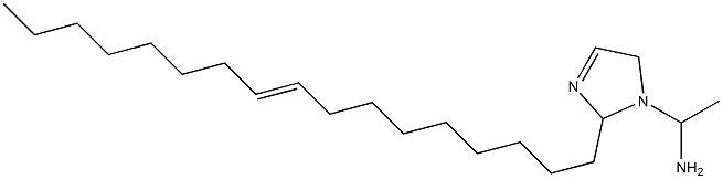 1-(1-Aminoethyl)-2-(9-heptadecenyl)-3-imidazoline Struktur