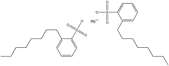 Bis(2-octylbenzenesulfonic acid)magnesium salt Struktur