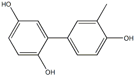 3'-Methyl-1,1'-biphenyl-2,4',5-triol Struktur