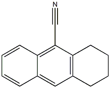 1,2,3,4-Tetrahydroanthracene-9-carbonitrile Struktur