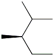 [R,(+)]-2,3-Dimethylpentane Struktur