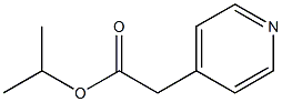 Pyridine-4-acetic acid isopropyl ester Struktur