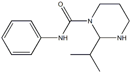 2-Isopropyl-3-(phenylcarbamoyl)hexahydropyrimidine Struktur