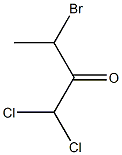 1,1-Dichloro-3-bromo-2-butanone Struktur