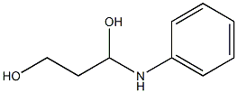 N-(1,3-Dihydroxypropyl)aniline Struktur