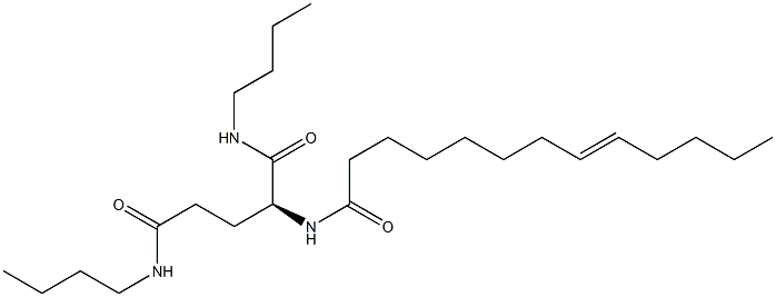 N2-(8-Tridecenoyl)-N1,N5-dibutylglutaminamide Struktur