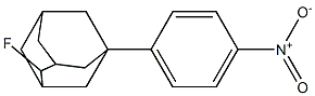 2-Fluoro-5-(4-nitrophenyl)adamantane Struktur