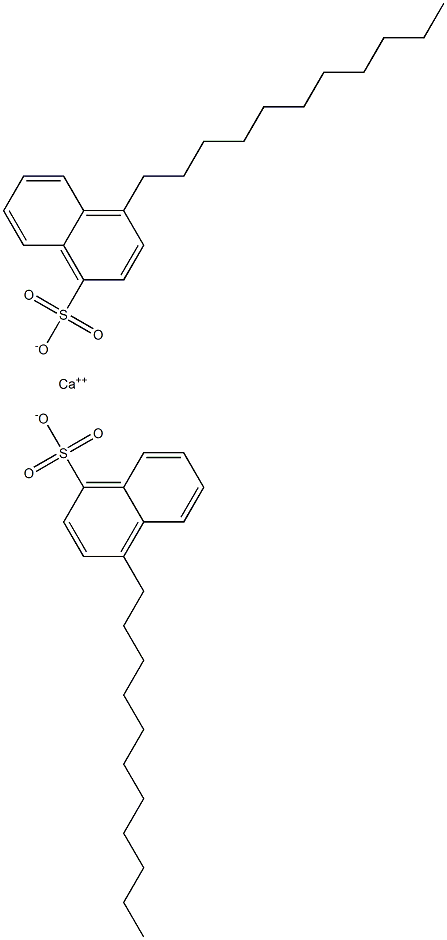 Bis(4-undecyl-1-naphthalenesulfonic acid)calcium salt Struktur