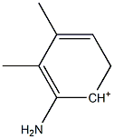 2-Amino-3,4-dimethylbenzen-1-ylium Struktur