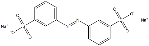 Azobenzene-3,3'-disulfonic acid disodium salt Struktur