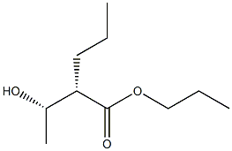 (2S,3S)-3-Hydroxy-2-propylbutyric acid propyl ester Struktur