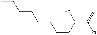 2-Chloro-1-undecen-3-ol Struktur