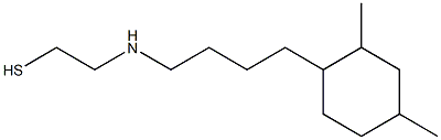 2-[[4-(2,4-Dimethylcyclohexyl)butyl]amino]ethanethiol Struktur