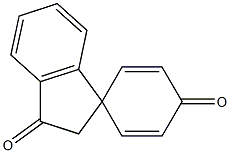 2',3'-Dihydrospiro[cyclohexa-2,5-diene-1,1'-[1H]indene]-3',4-dione Struktur