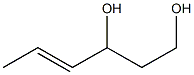 (E)-4-Hexene-1,3-diol Struktur