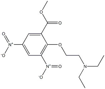 2-[2-(Diethylamino)ethoxy]-3,5-dinitrobenzoic acid methyl ester Struktur