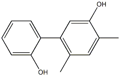 4,6-Dimethyl-1,1'-biphenyl-2',3-diol Struktur