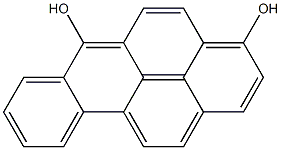 Benzo[a]pyrene-3,6-diol Struktur