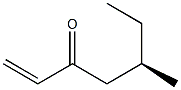 [R,(-)]-5-Methyl-1-heptene-3-one Struktur