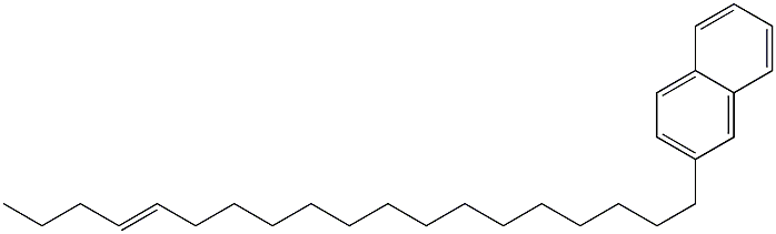 2-(15-Nonadecenyl)naphthalene Struktur