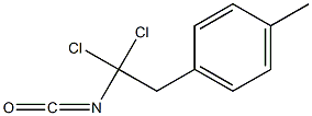 1,1-Dichloro-2-(4-methylphenyl)ethyl isocyanate Struktur