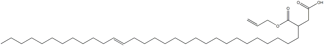 3-(18-Triacontenyl)succinic acid 1-hydrogen 4-allyl ester Struktur